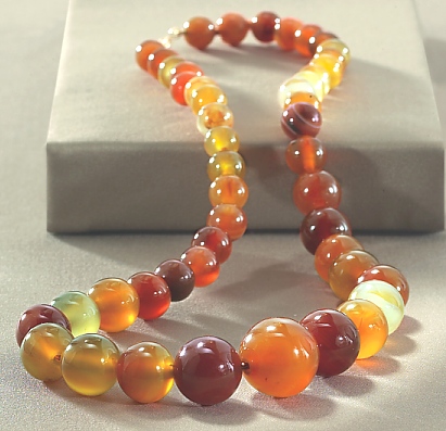 Carnelian Beaded Necklaces